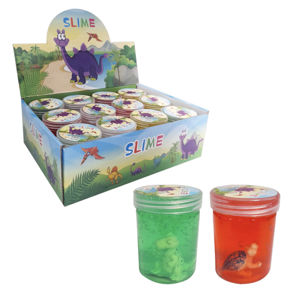 SLIME TARRO CON DINOSAURIO (CJX12)