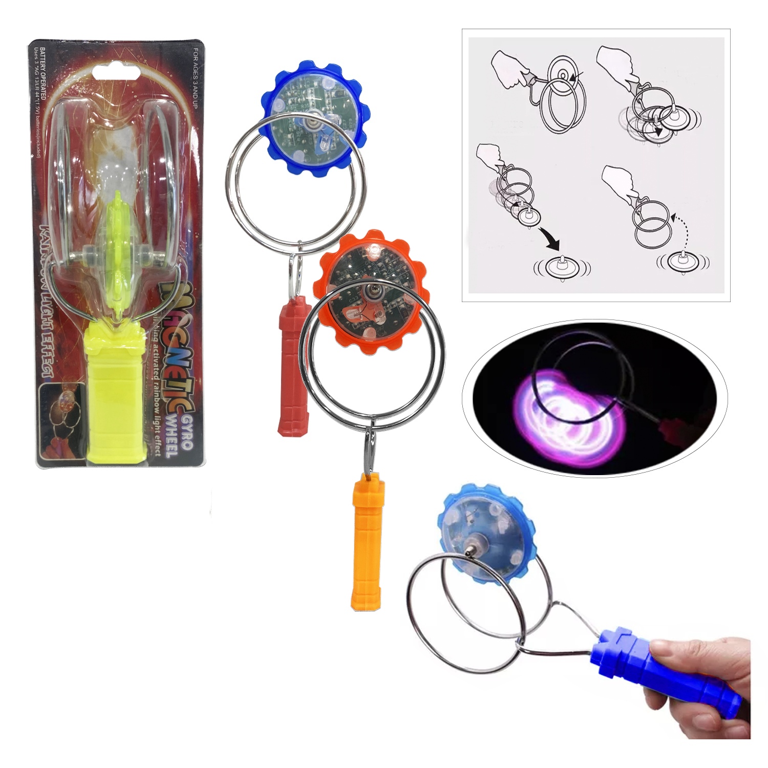 TROMPO GIRATORIO CON LUZ