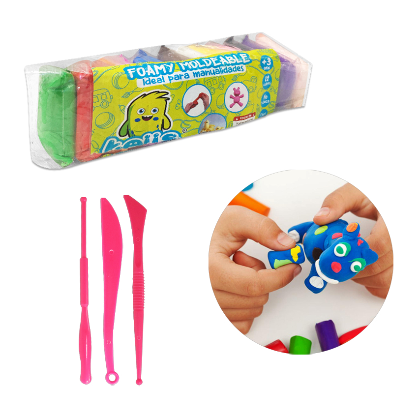 PLASTILINA MOLDEABLE 8G X12