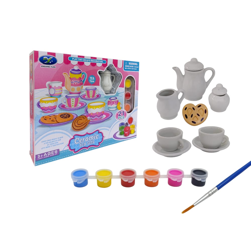 SET DE COCINA CERAMICA GD PARA PINTAR  868-D29