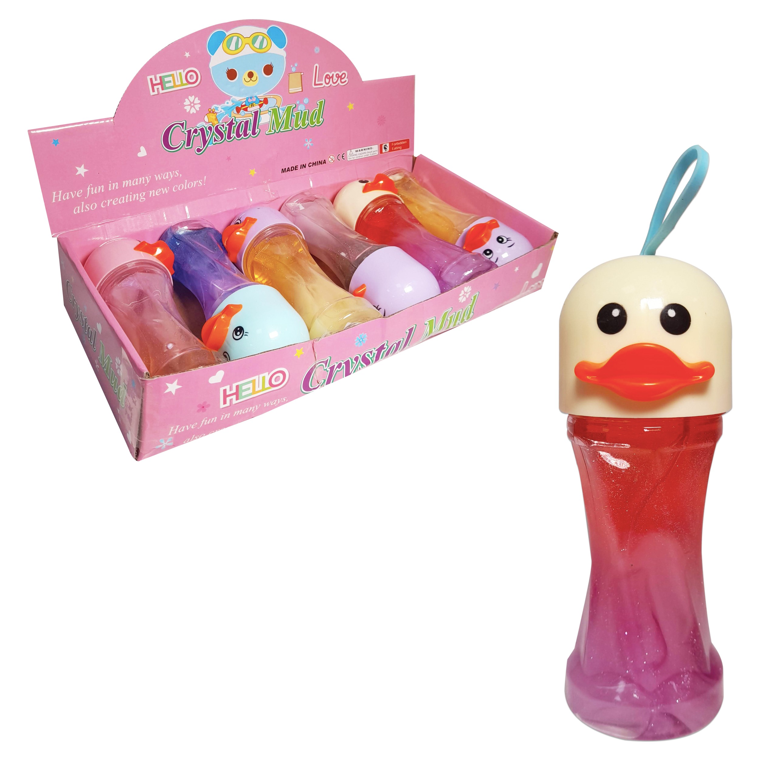 SLIME TUBO CON TAPA PATO (CJX6)