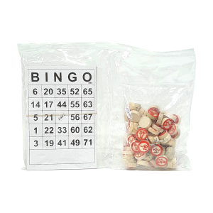 BINGO MADERA EN BOLSA