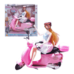 MOTO CON BARBY EN CAJA