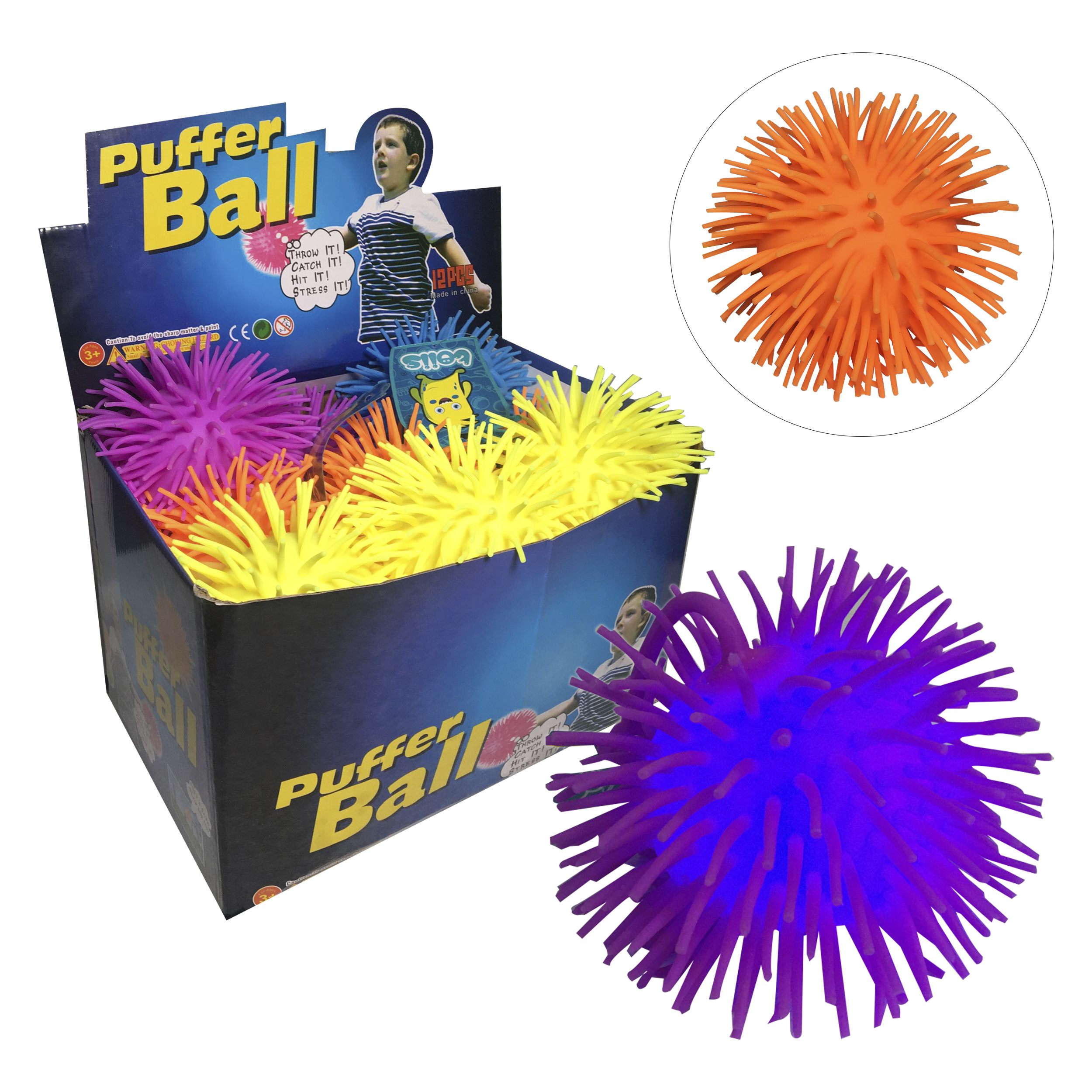 BOLITRON PELOS CON LUZ 14CM*14CM (CJX18)