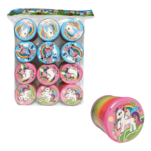 ESPIRAL UNICORNIO 5.5*6CM (PQX12);