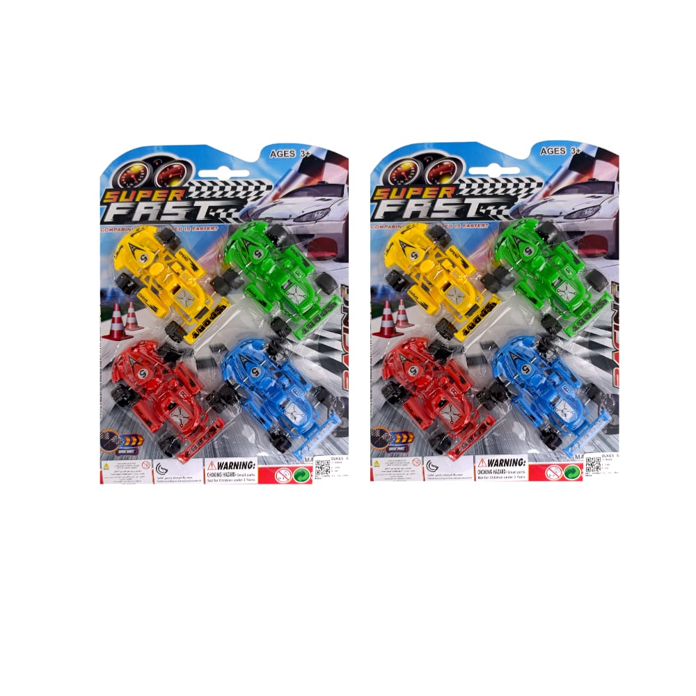 SET CARRO F1 X4 CARTON 9958