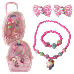 BOLSO CON COLLAR Y GANCHOS PARA EL CABELLO (PQTX12)