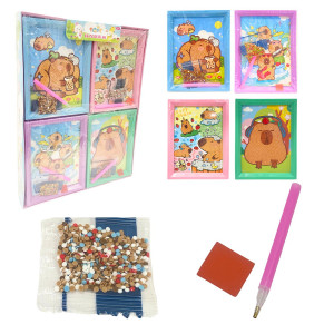 SET DE ARTE DE DIAMANTES CAPIBARA 18CM (CJX16)