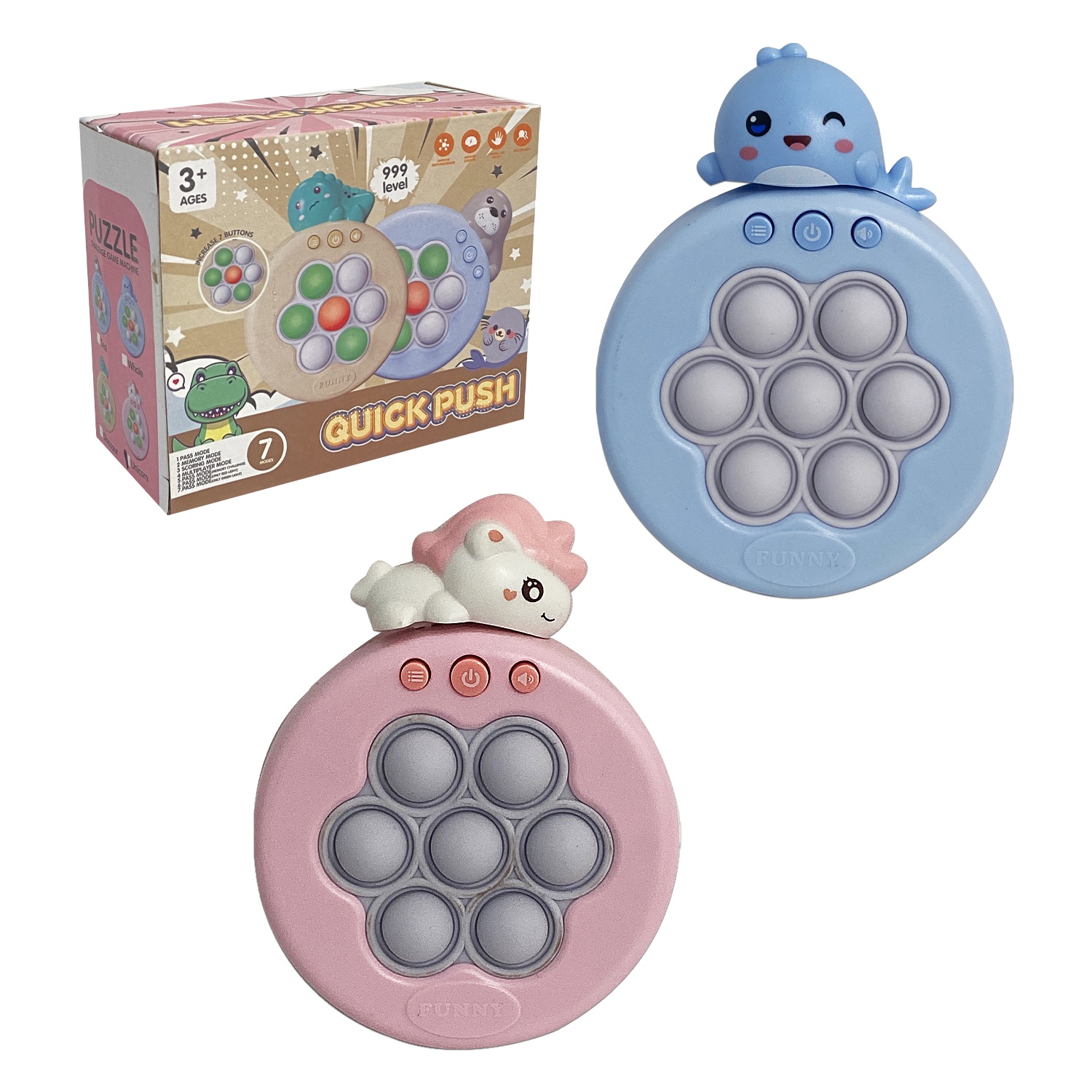 CONSOLA POP-IT ANIMALES,