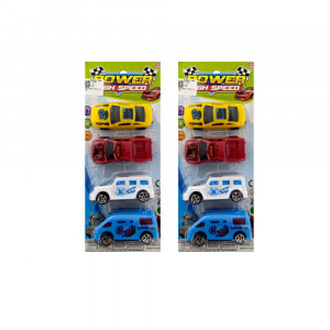 SET DE CARRO CARTON X4  D433A