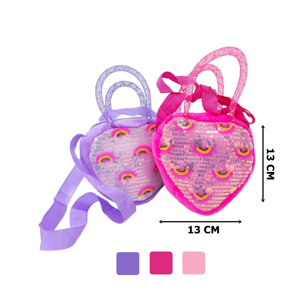 BOLSO LENTEJUELAS ARCOIRIS DK-1209