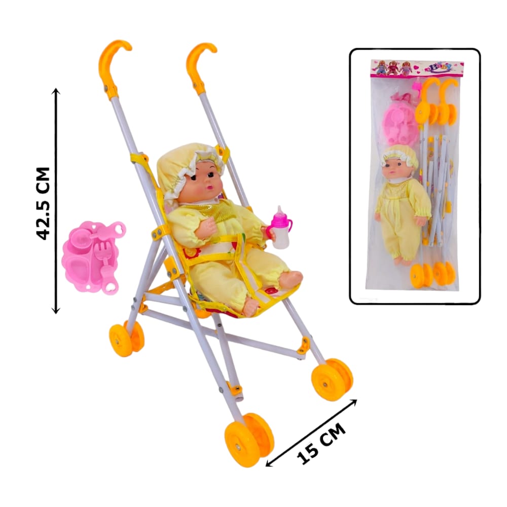 BEBE+COCHE EN  BOLSA DK-1367