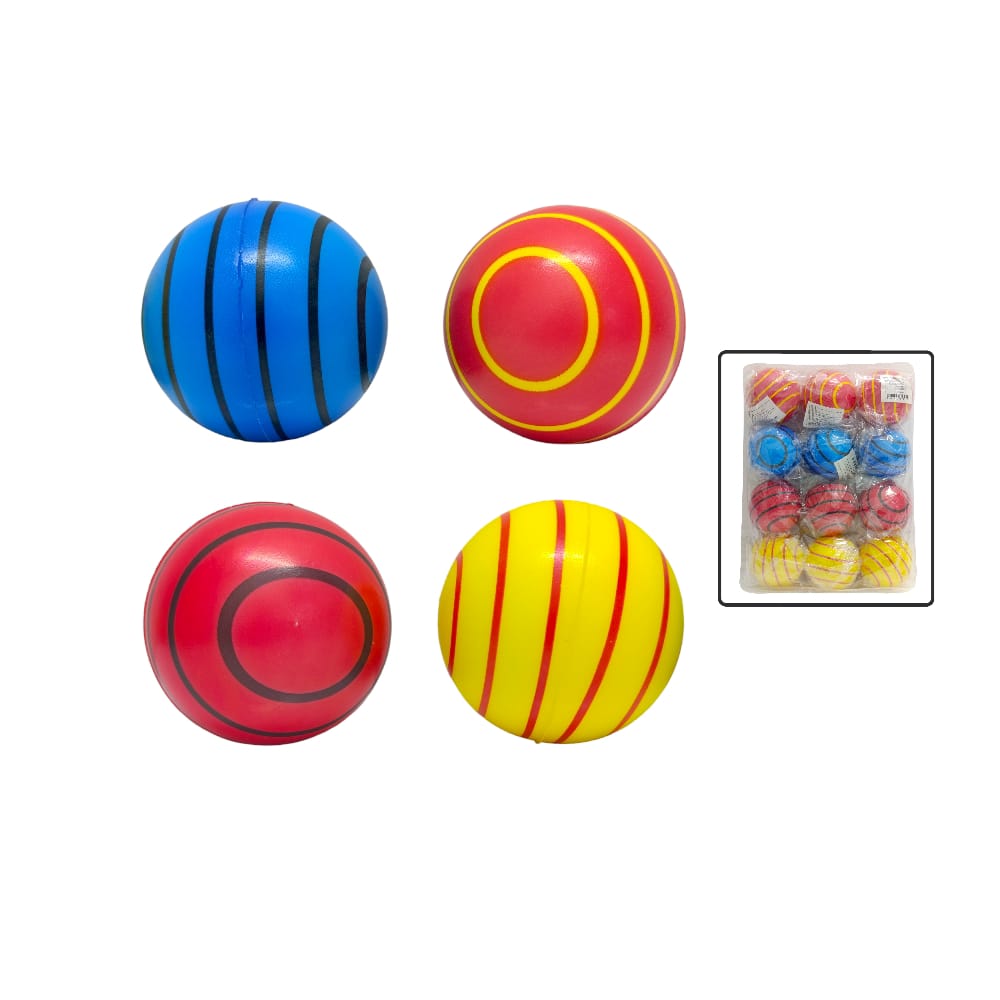 PELOTA DESESTRESANTE BOLSA INDIVIDUAL DK-1393 (PQTX12) SAS