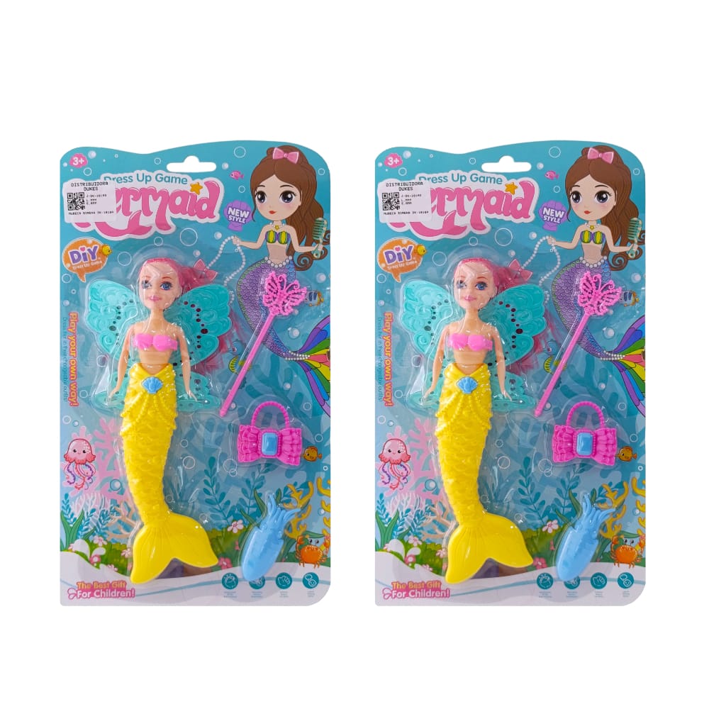 MUÑECA SIRENA DK-1818A SAS