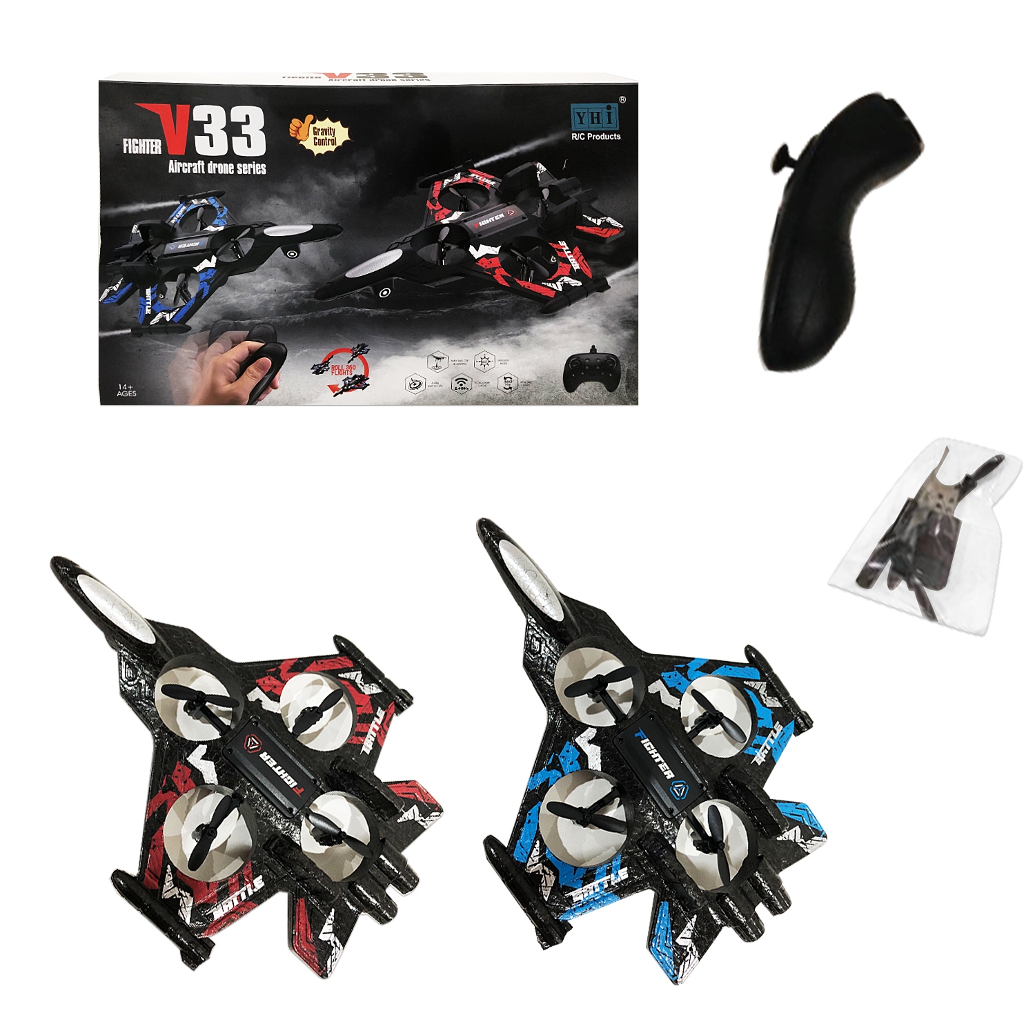 JET MILITAR CONTROL REMOTO PILA RECARGABLE