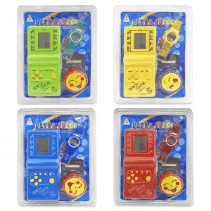JUEGO TETRIX EN BLISTER CON RELOJ Y YOYO;