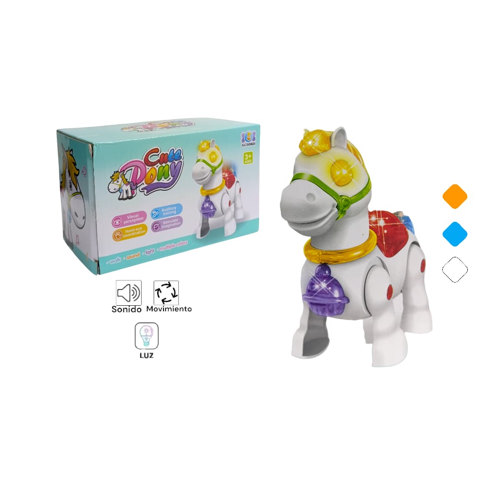 CABALLOS PILAS LUZ +SONIDO MG50353