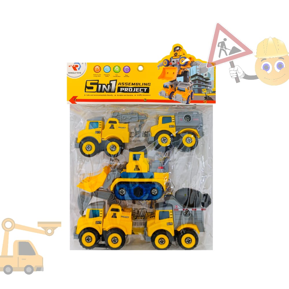 CARROS CONSTRUCCION TRANSFORME X5 RL589-14B