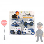 CARROS POLICIA TRANSFORME X6  RL589-16B