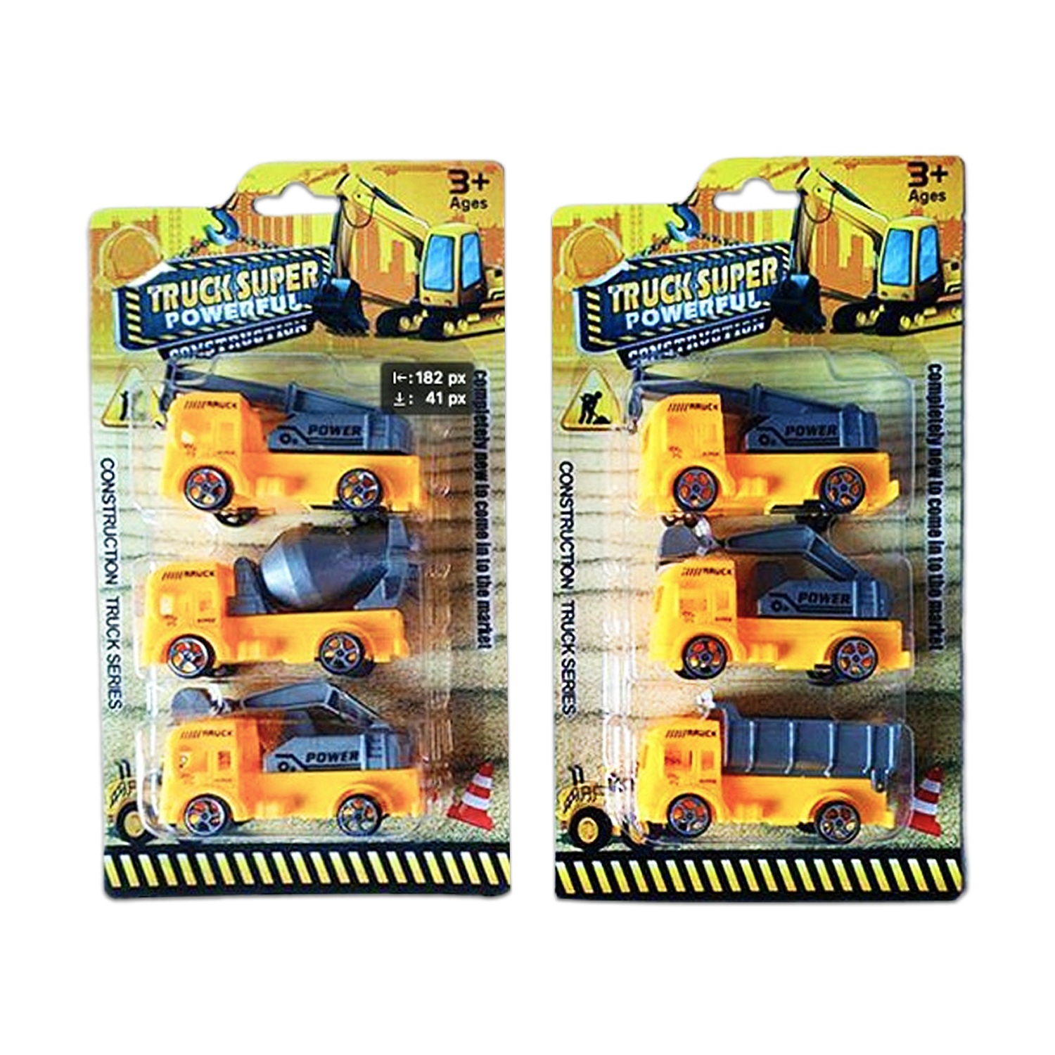 SET DE CARROS CONTRUCCION X3 ENCARTONADO SH777A-2