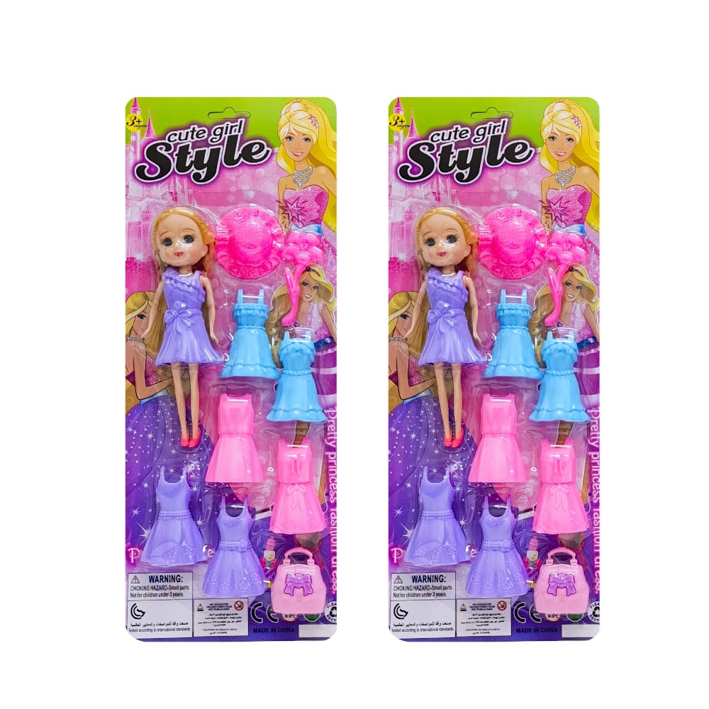 MUÑECA ENCARTONADA + ACCESORIOS X102-4