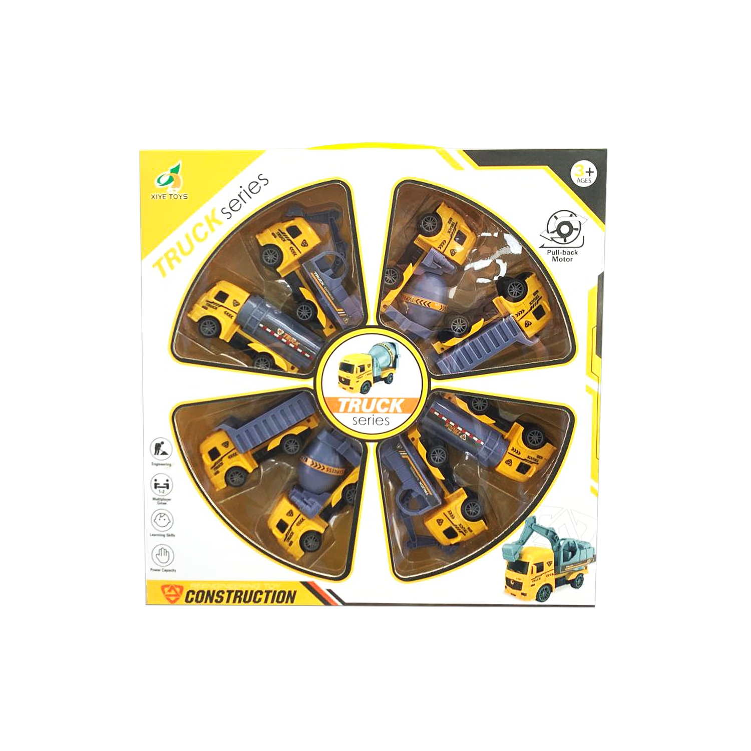 SET DE CARRO CONSTRUCION X8 EN CJA XY328-C4