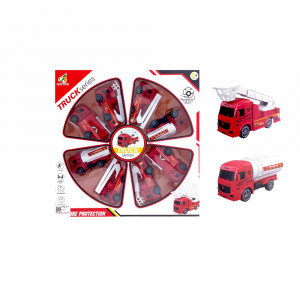 SET DE CARRO DE BOMBEROS X8 EN CJA XY338-C4