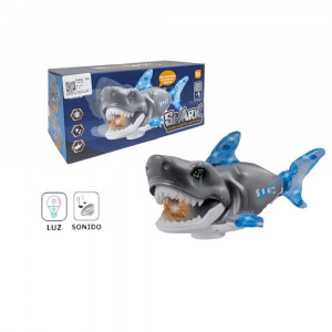 TIBURON INFANTIL LUZ Y SONIDO EN CAJA ZR186