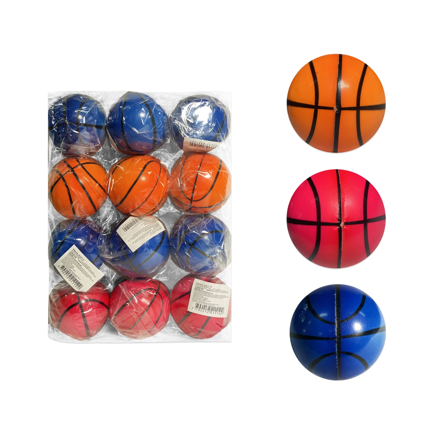 PELOTA BASKET DESESTRESANTE (PQTX12)