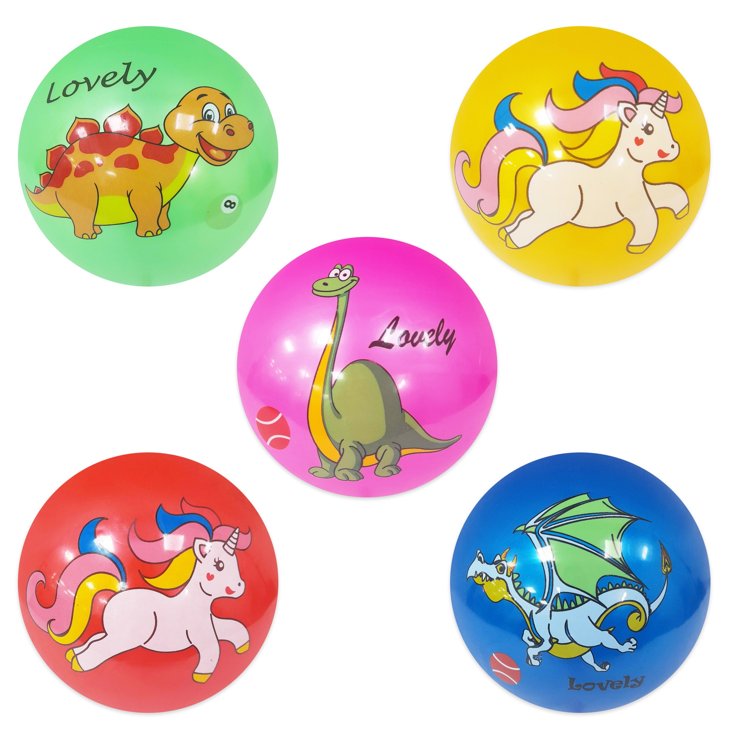 PELOTA INFLABLE ESTAMPADA 70G