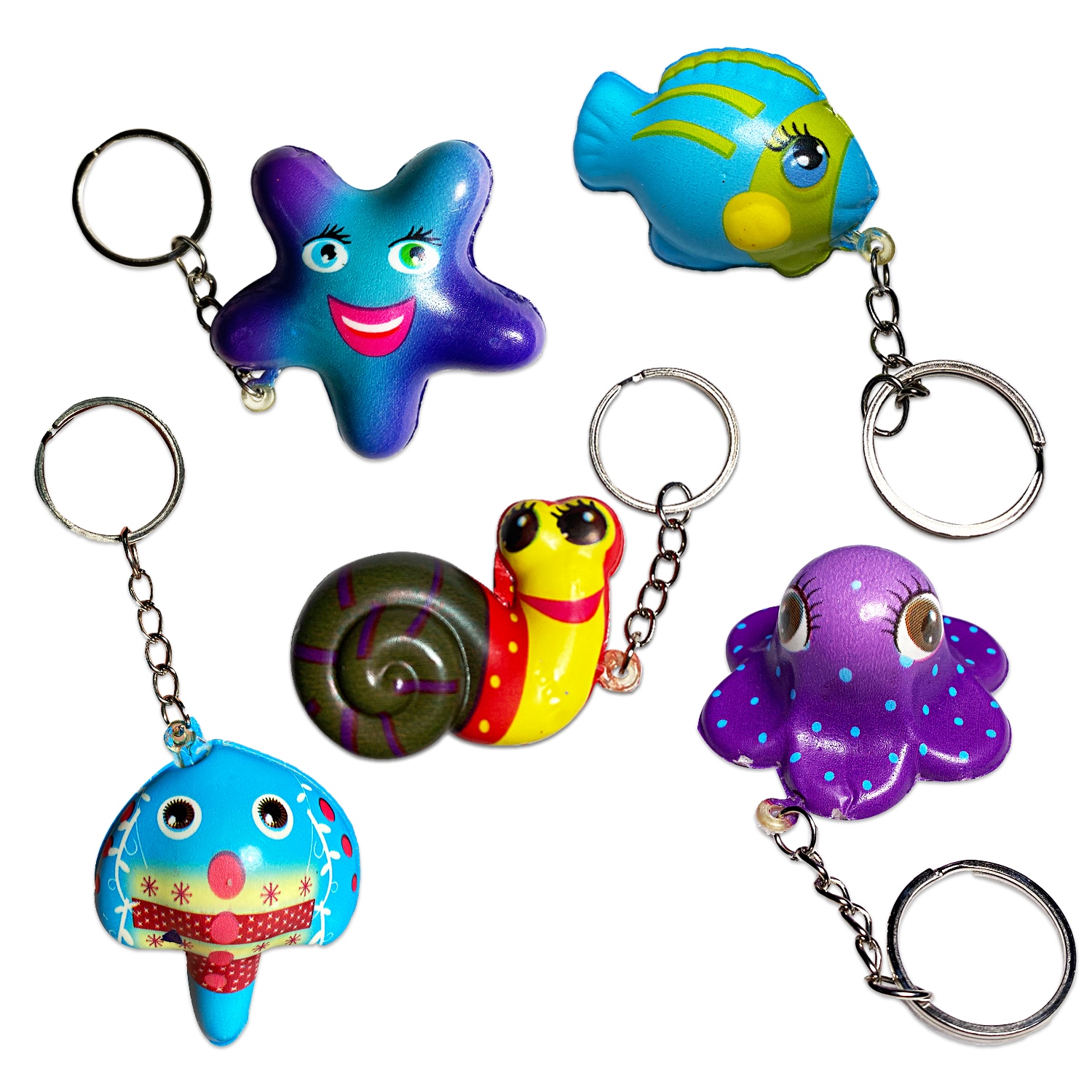 LLAVERO ANIMALES ACUATICOS (PQTX24)