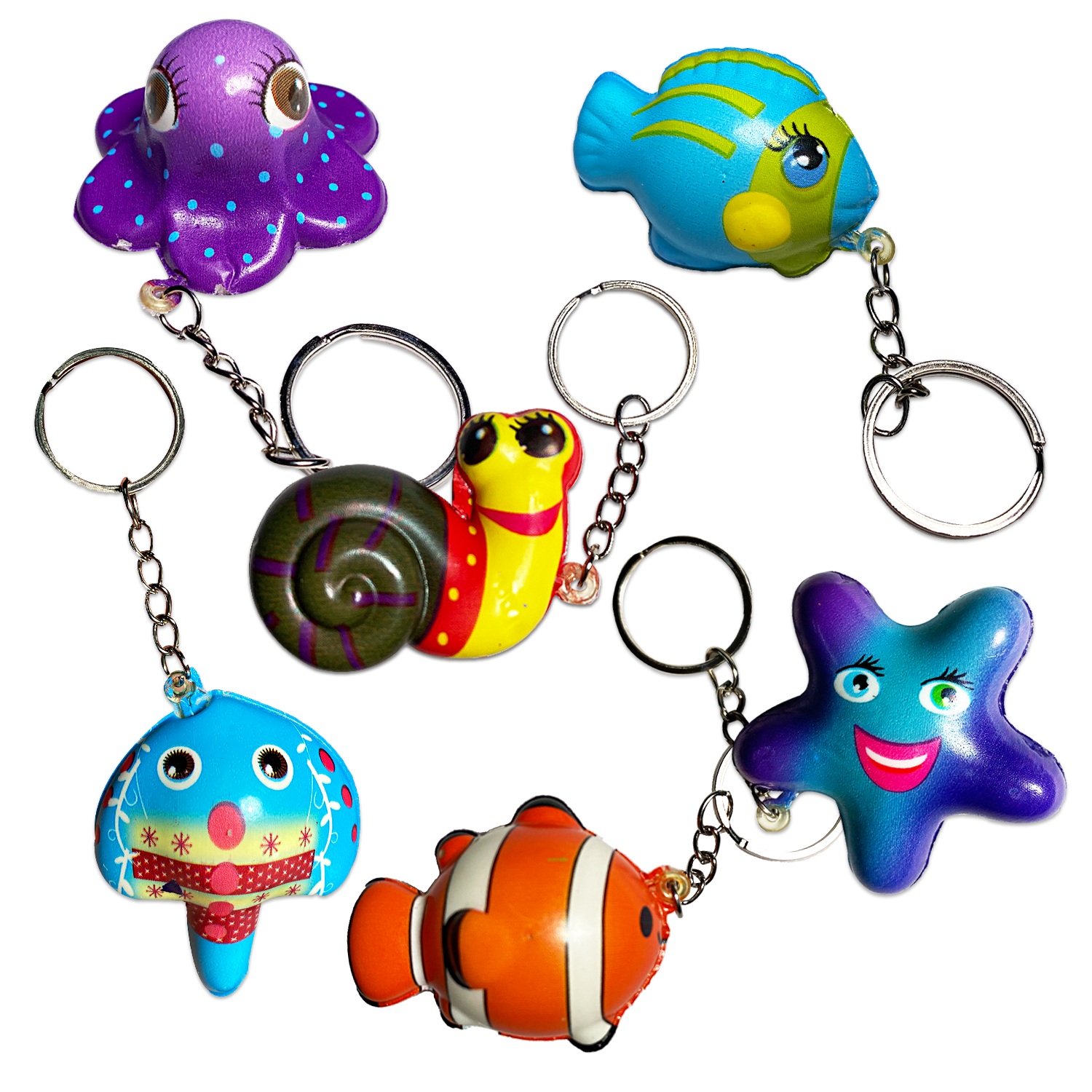 LLAVERO ANIMALES ACUATICOS (PQTX24)