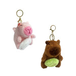 LLAVERO CAPIBARA DE CUERDA (PQTX12)