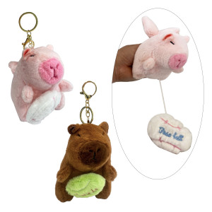 LLAVERO CAPIBARA DE CUERDA (PQTX12)