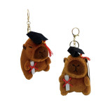LLAVERO PELUCHE CAPIBARA GRADUADO (PQTX12)