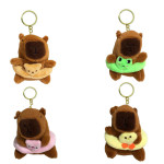 LLAVERO PELUCHE CAPIBARA CON FLOTADOR (PQTX12)