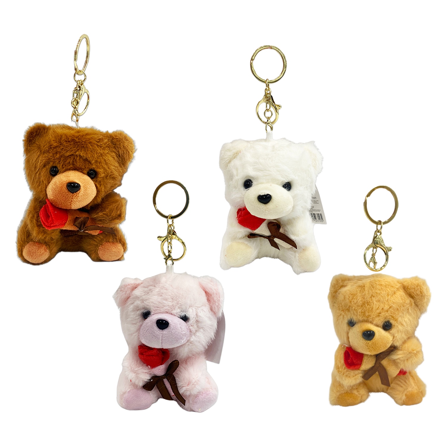 LLAVERO OSO PELUCHE (PQTX12)