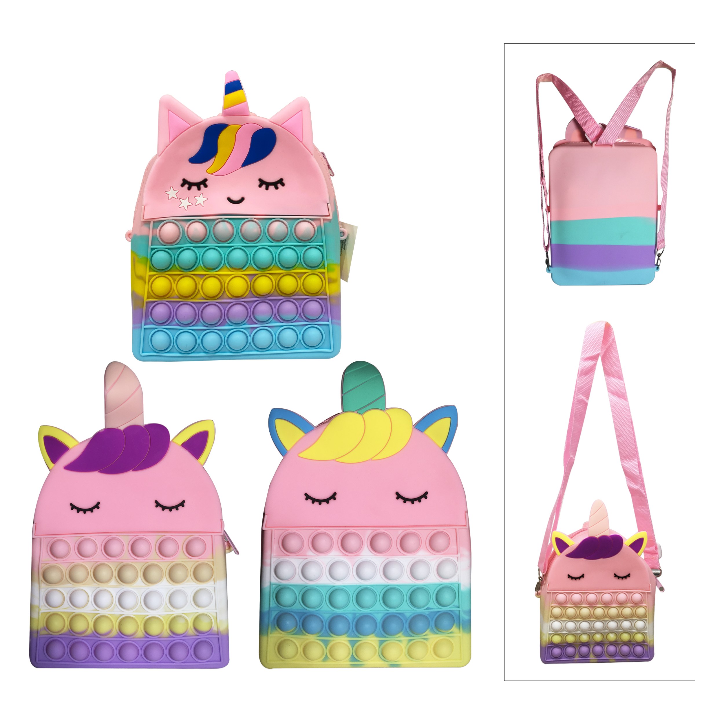 BOLSO POP-IT UNICORNIO