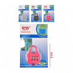 CANDADO CON CLAVE PARA MALETA BMR-4681