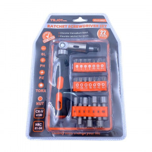 SET DESTORNILLADOR Y COPAS*22pcs YS-21001