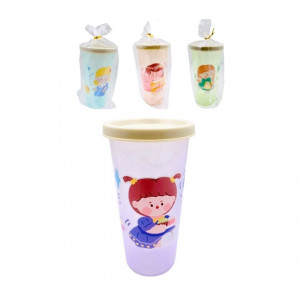 VASO ESTAMPADO CON TAPA 300ml 19002133