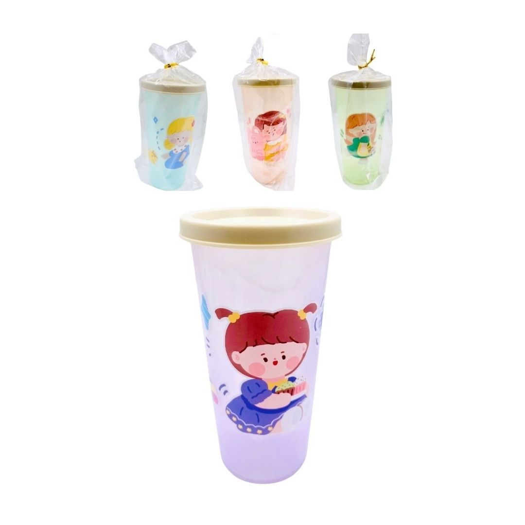 VASO ESTAMPADO CON TAPA 300ml 19002133