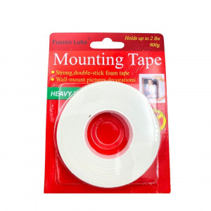 CINTA DOBLE FAZ BLANCA 1.8CM*2M*2MM BMR-3911