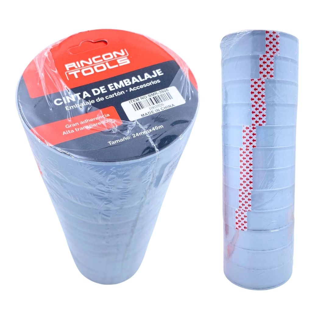 CINTA TRANSPARENTE IMPRONTA RINCONTOOLS 40M BMR-3926