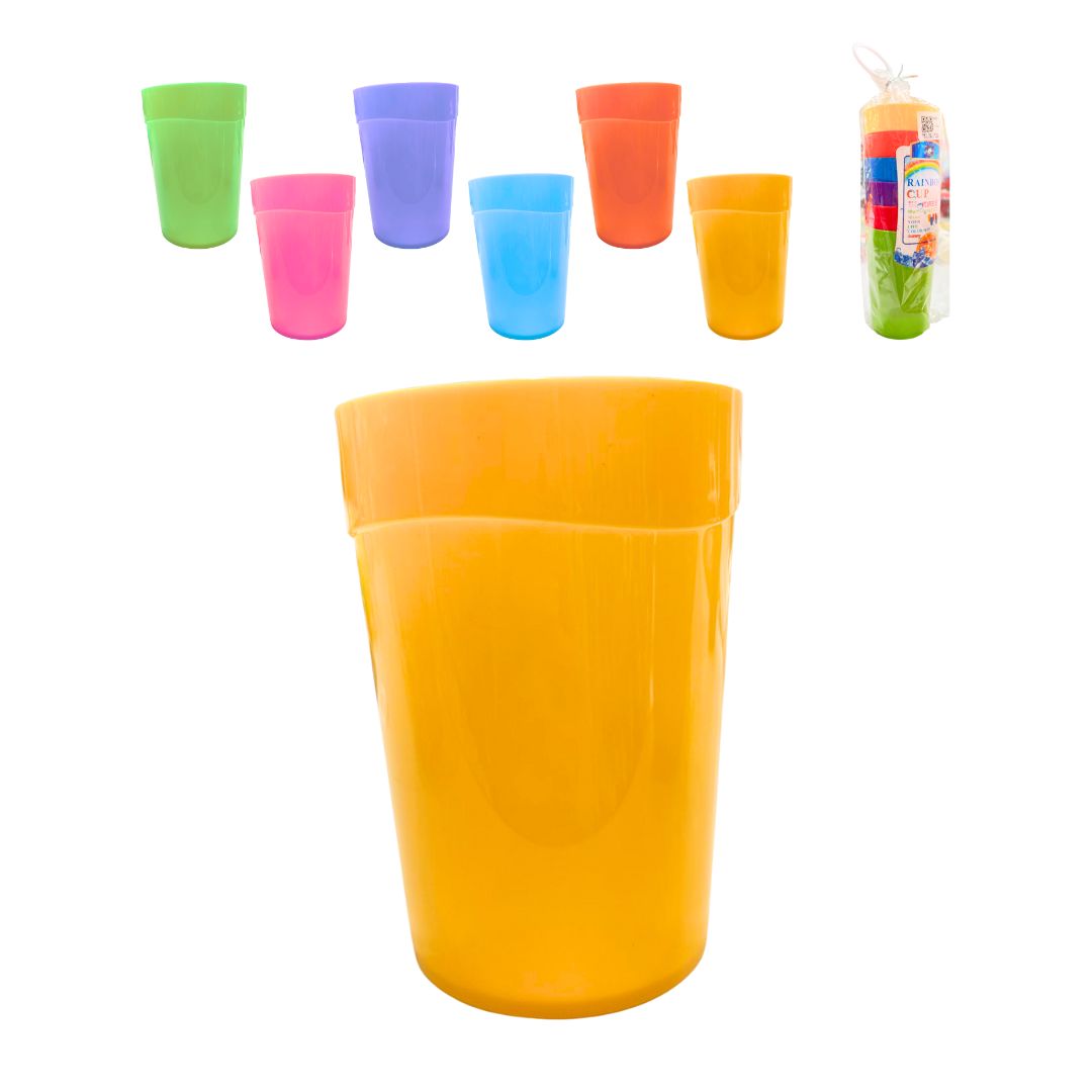 SET DE VASOS COLORES *6PCS 400ML BMR-5608
