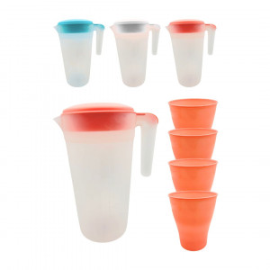 SET JARRA+4 VASOS BMR-5624