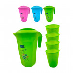 SET DE JARRA 1600ML + 4 VASOS 380ML BMR-5632