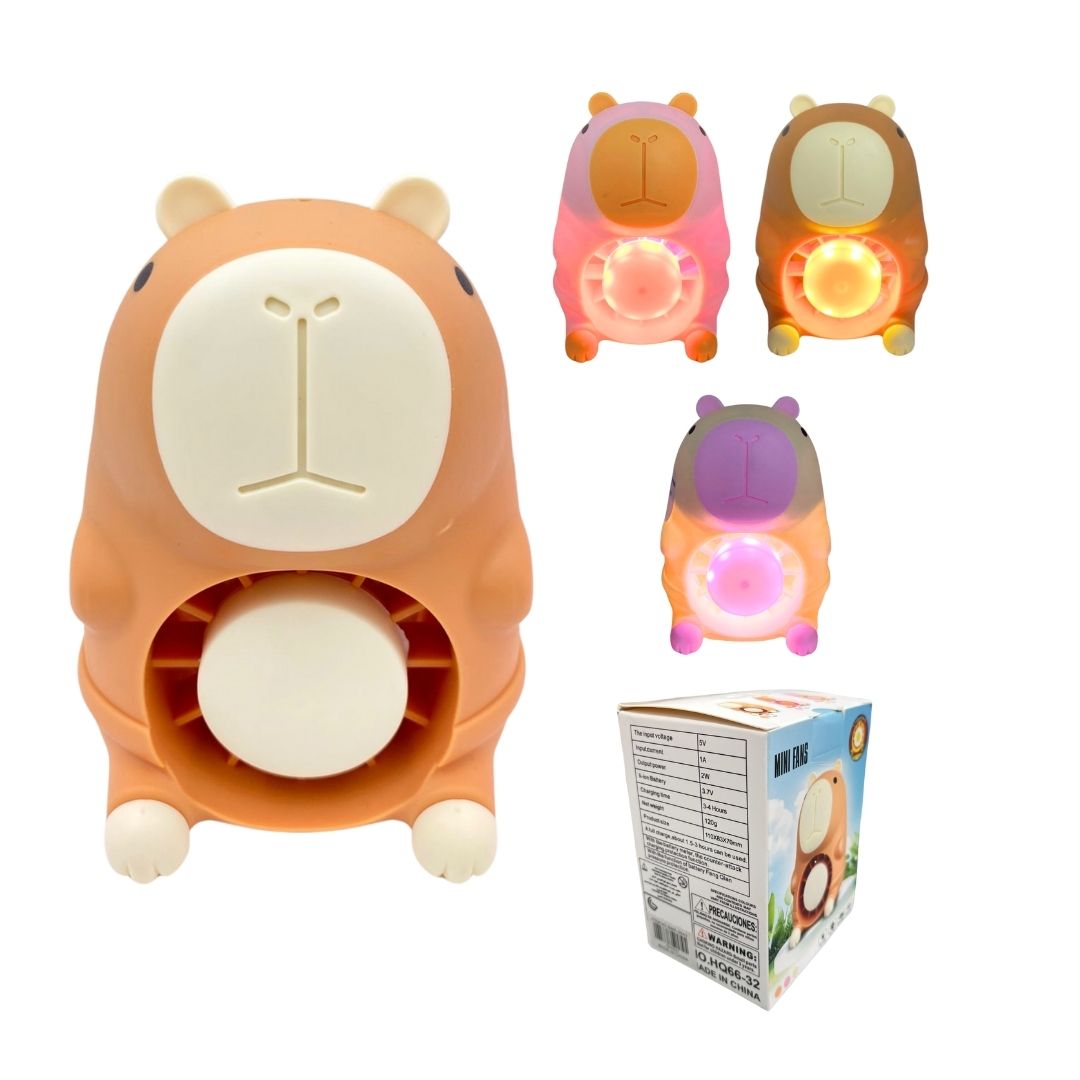 MINI VENTILADOR Y LAMPARA RECARGABLE BMR-5643/HQ66-32