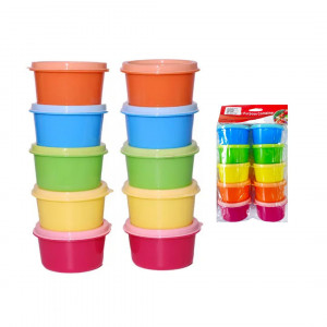 SET DE CONDIMENTEROS COLORES *10PCS BMR-5669