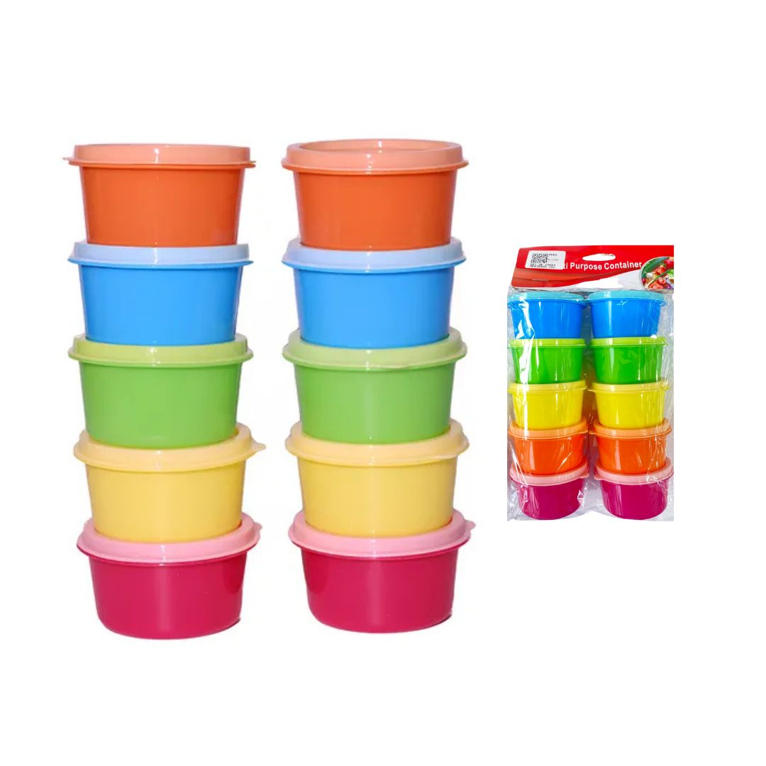 SET DE CONDIMENTEROS COLORES *10PCS BMR-5669